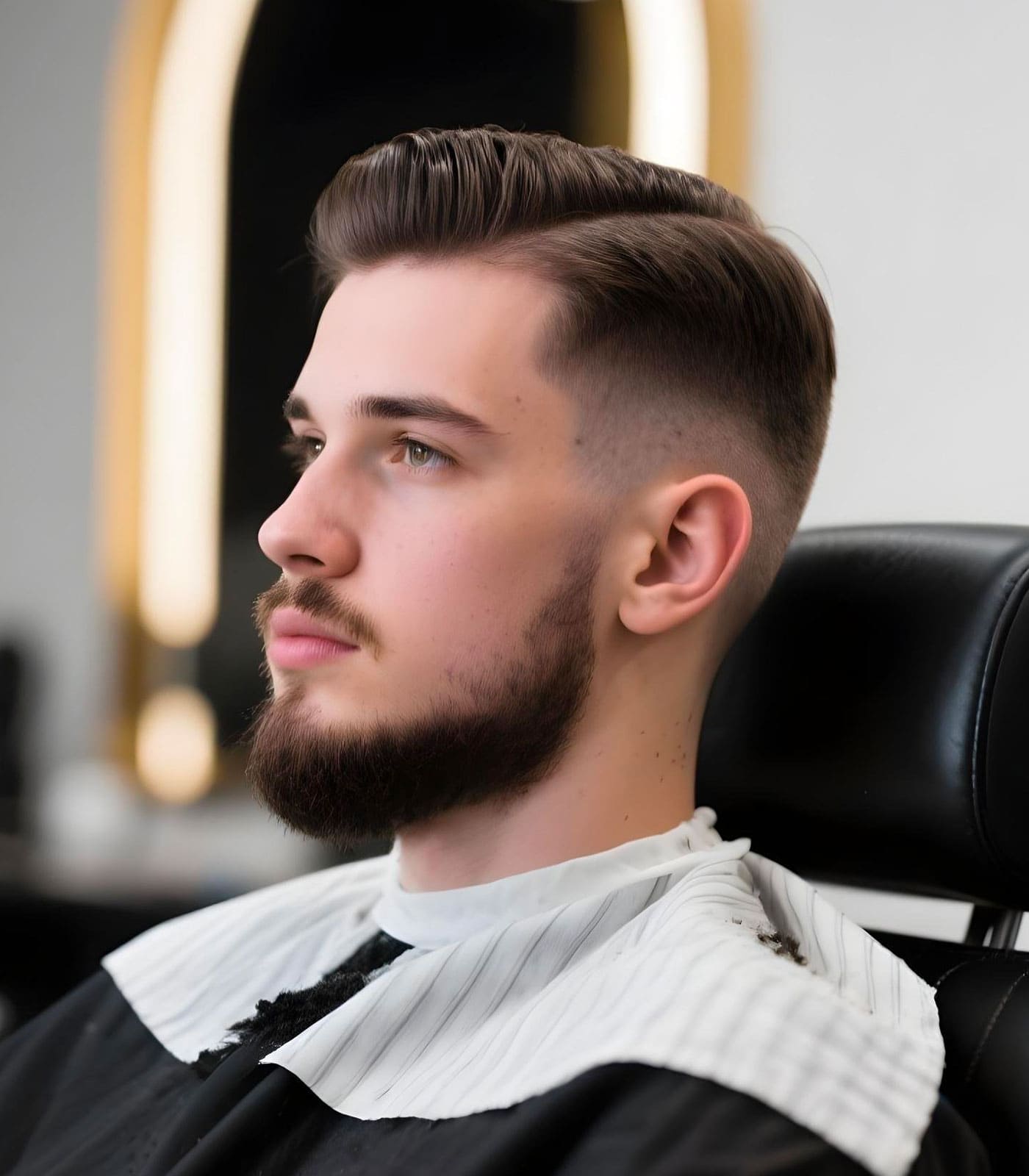 Dégradé homme après Supreme Barber Colmar