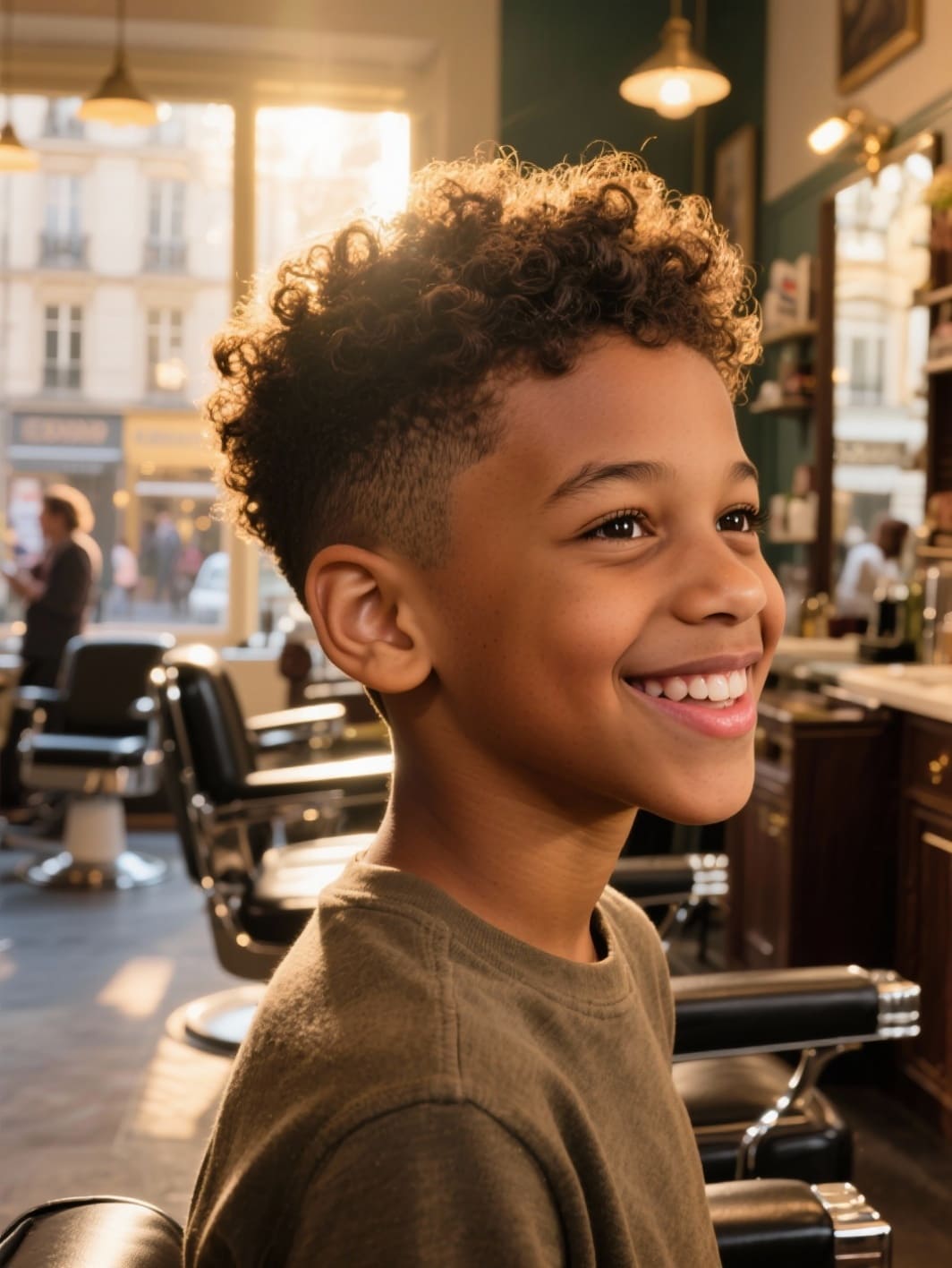 Coiffure bouclée enfant Colmar