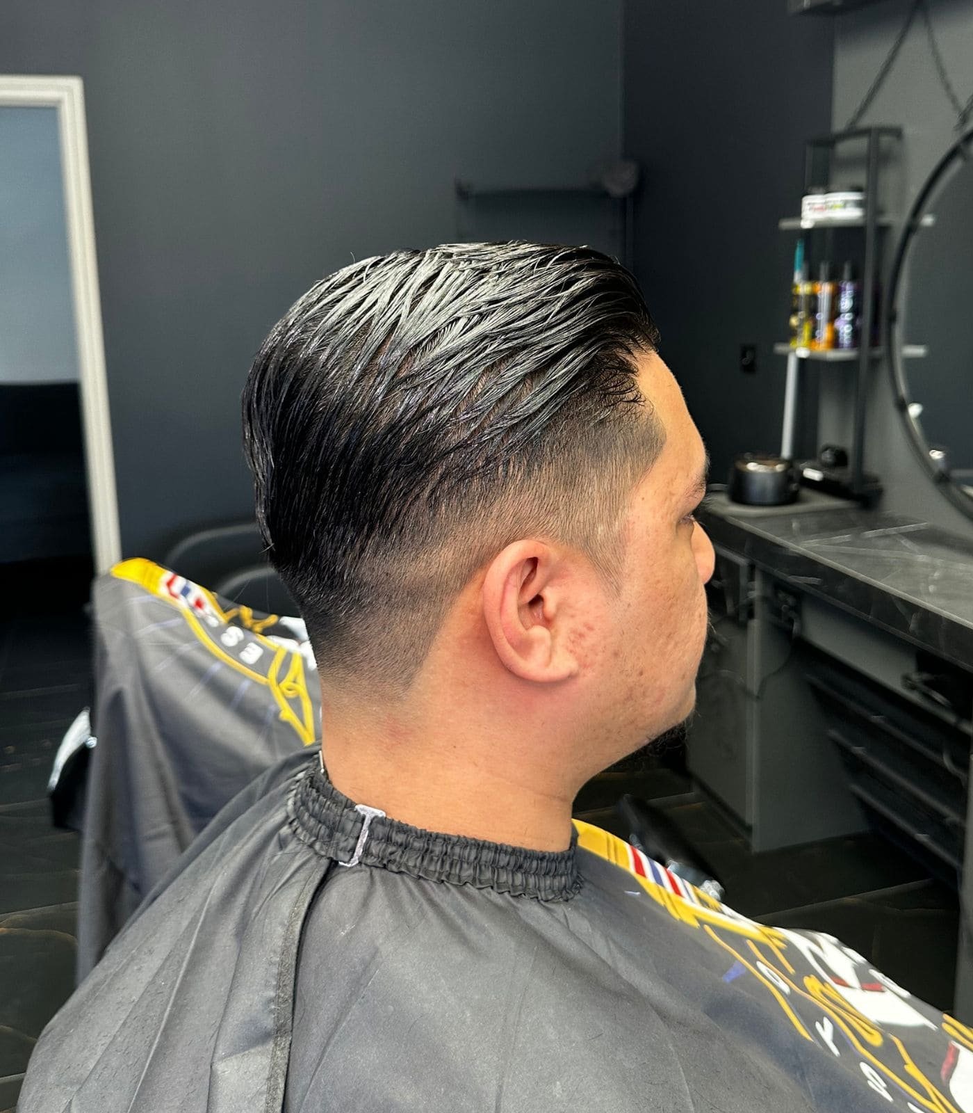 Dégradé homme après Supreme Barber Colmar